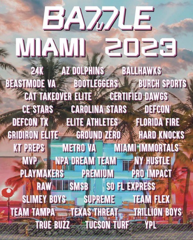Brodie07Perry's tweet photo. The best of the best ๐๐๐ #miamibattle who you got??? https://t.co/LwmYBw3S0C