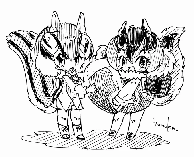 リスのフレンズ🐿
#けもフレ
#けものフレンズ 