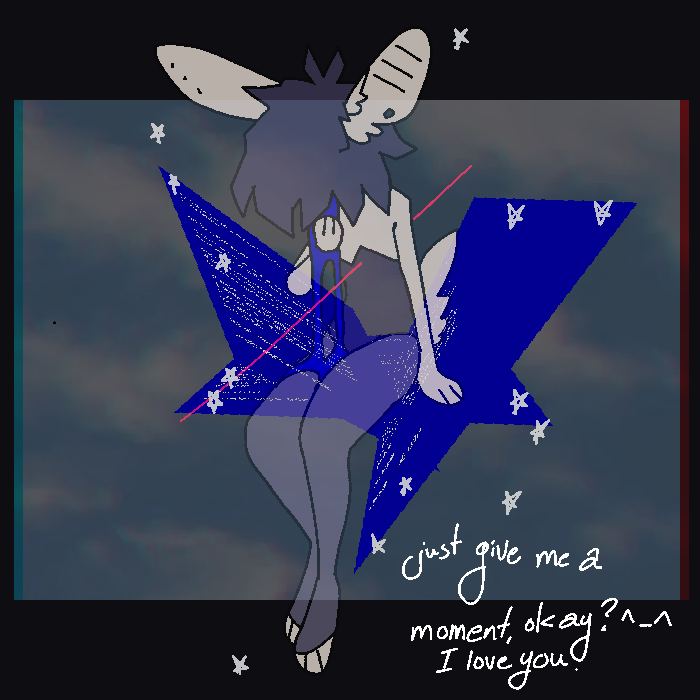 「blue <3  」|𝓓𝓮𝓪𝓭𝓑𝓾𝓷𝓷𝔂~のイラスト