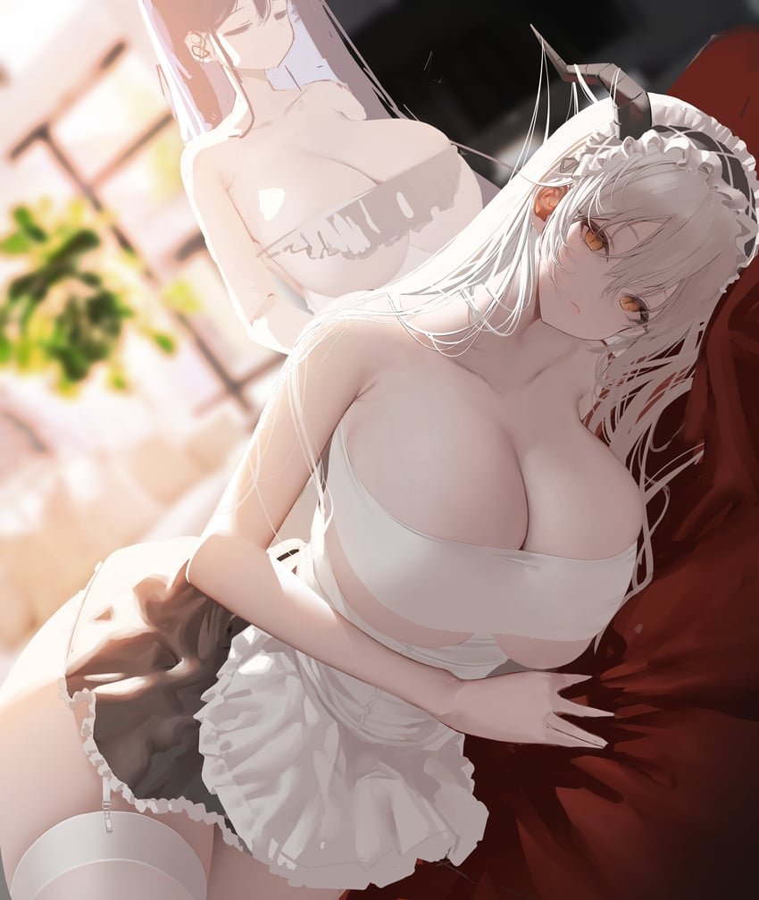 FrederikBelzeb's tweet photo. 🌸Même si c'est le #MaidFriday autant rester dans un lit en portant ma tenue de maid et se reposer au lieu d'aller au travail
La patronne pourra toujours appeler, je ne décrocherais pas. Par contre ma chérie aura la surprise de voir la maison toute propre~🌸 https://t.co/2p2xSazhT2