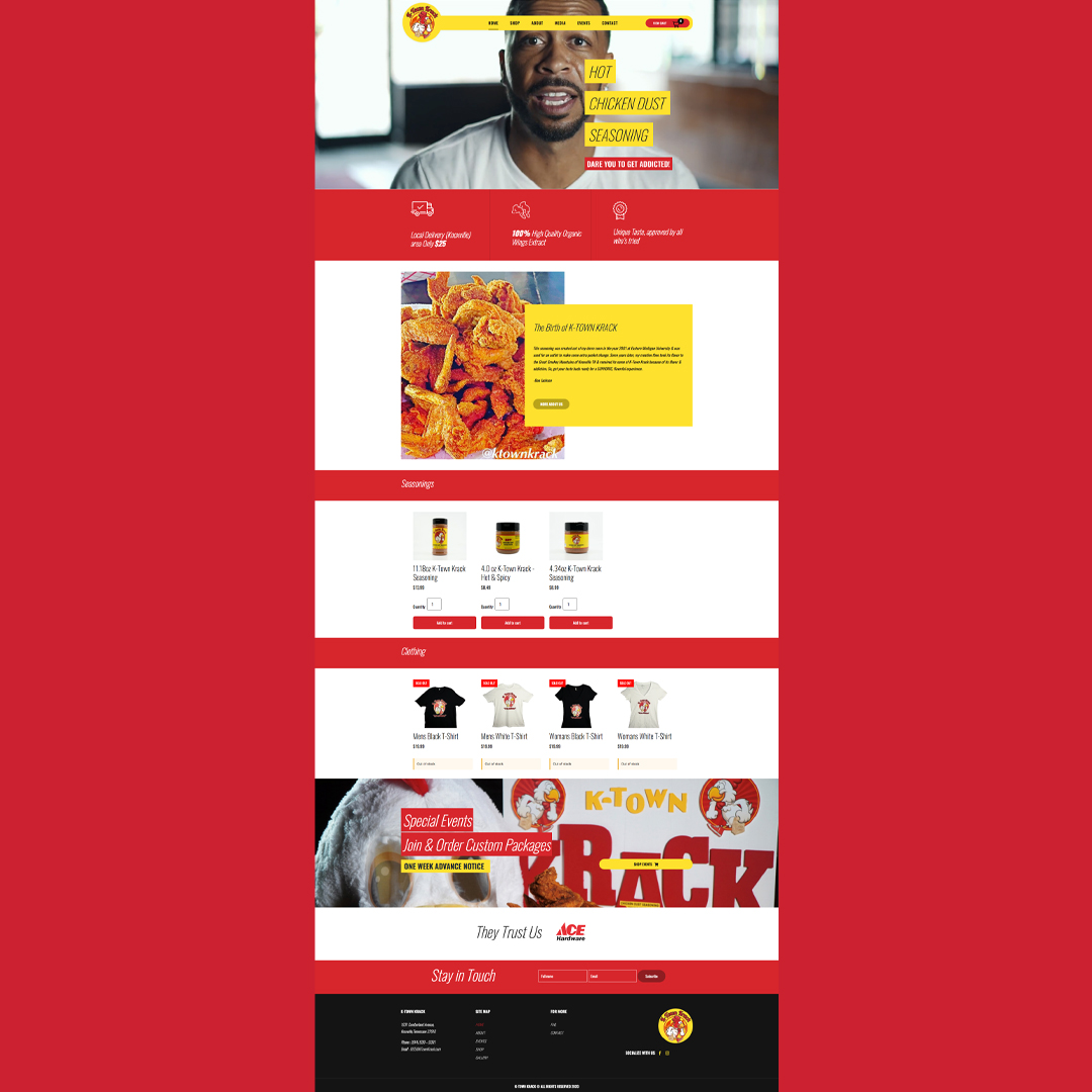 iBrandMedia's tweet photo. Our client, K-Town Krack needed assistance with a few branding elements like their character logo and social media headers. iBrandMedia stepped up to provide them with an exciting new look for their savory seasoning blend. 🤤 #Branding #Logodesigner #GraphicDesign https://t.co/YcKKHGq5nz