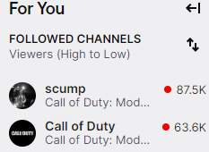 CDL Scrim Intel on Twitter: "Scump runs the CDL"