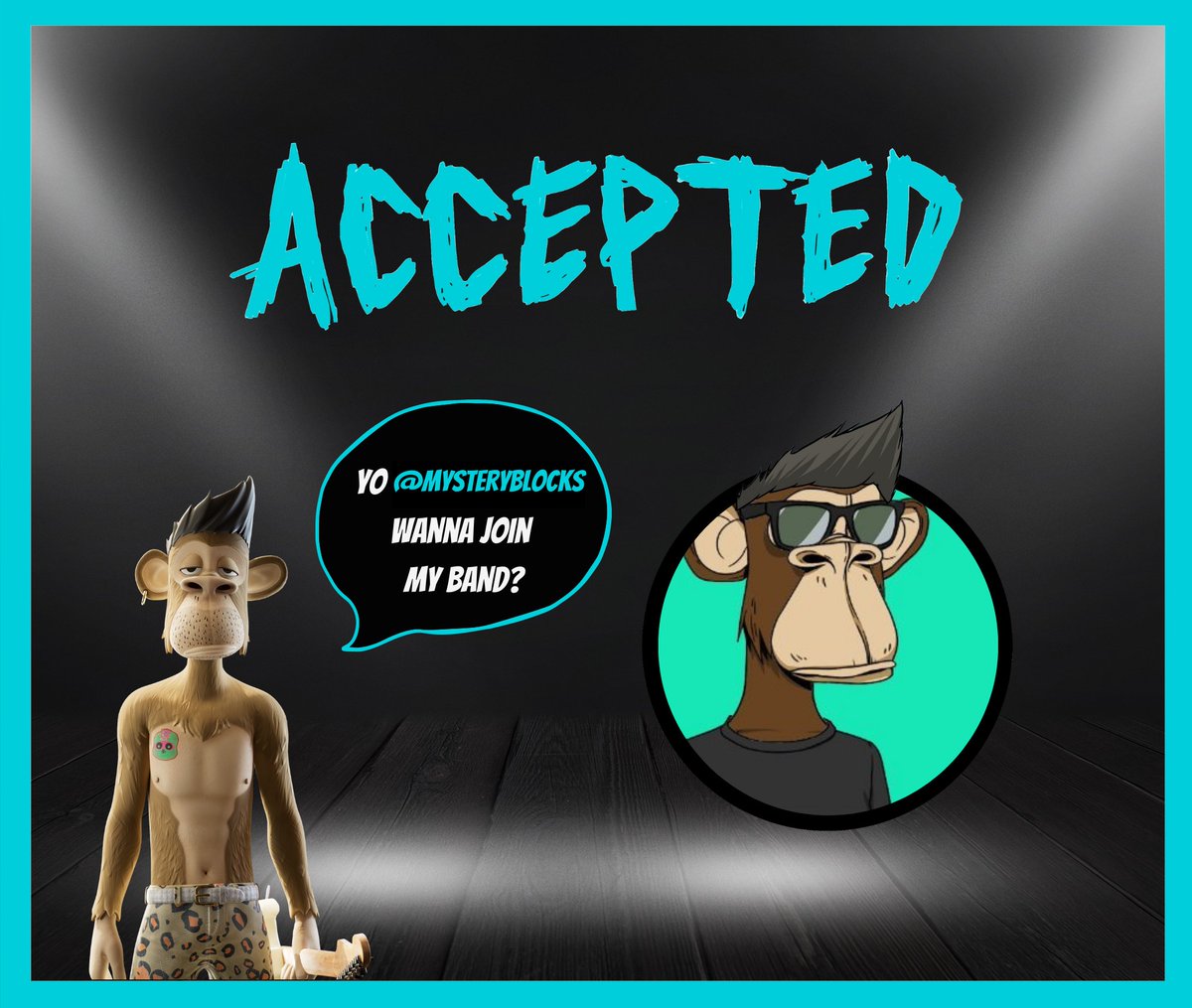 Shwaz (@theycallmeshwaz) on Twitter photo Congrats <a href="/MysteryBlocks/">mysteryblocks.eth ᵍᵐ</a>! Shilly vibed with your application and you are invited to join the band. You are now allowlisted to mint The Band Pass beginning on Friday January 27th.
Applications still open at shilly.fm/apply. Congrats <a href="/MysteryBlocks/">mysteryblocks.eth ᵍᵐ</a>! Shilly vibed with your application and you are invited to join the band. You are now allowlisted to mint The Band Pass beginning on Friday January 27th.
Applications still open at shilly.fm/apply.