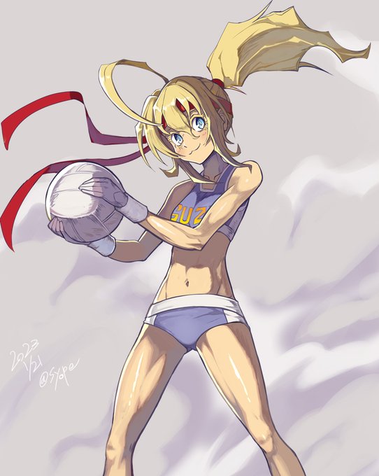 スージー先ぱいこと、スーザン・キャノンさんドッジ弾子のカラーが判明したから描いたんだゼ!一押しです#ドッジ弾子 #スージー先ぱい 