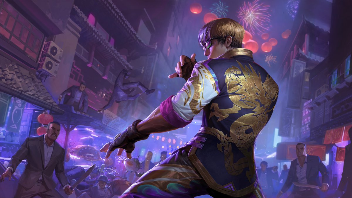 Special Edition Dragon Fist Lee Sin SplashArt 6000 x 3375 - League