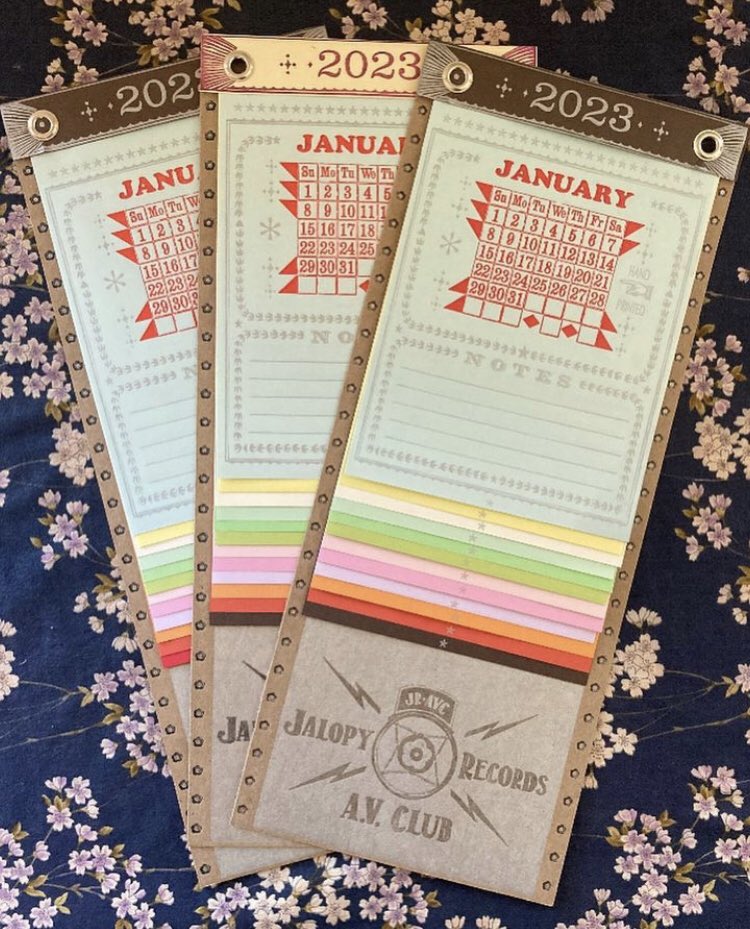 JalopyRecords's tweet photo. Sign up today for Jalopy Record’s AV Club, and get this limited edition wall calendar, while supplies last!! https://t.co/tsC5ednejg https://t.co/mxRVJGAqvd