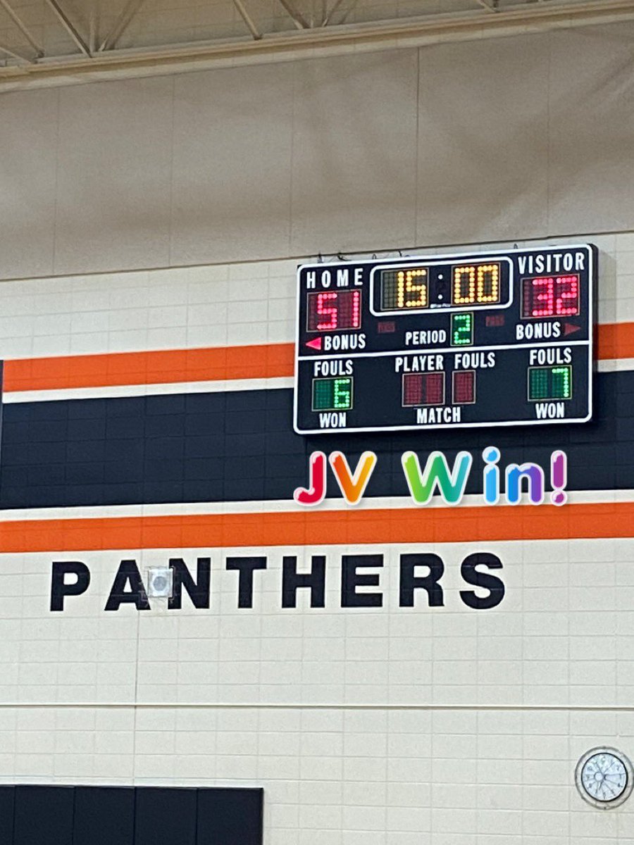 1000 points for Zach! The pep band sounded fantastic. Little Panthers played at half time. JV 2 battled a big deficit to get within 4 points before running out of time. JV were victorious. WHAT. A. NIGHT. Phew 😅. #proudtobeapanther #reedsvillesd