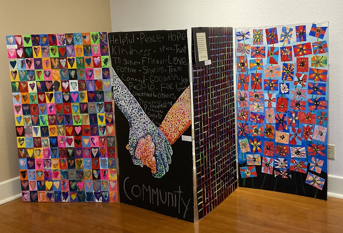 MoneyJeana's tweet photo. Beautiful Art Work Washington County Students! ❤️💜💚💛💙
⁦@WCDE_TN⁩ ⁦@jerrysboyd⁩ ⁦⁦@JarrodTN⁩ ⁦@ridgeviewraptor⁩ ⁦@GrandviewES⁩ ⁦@gray_elementary⁩ ⁦@Lamar_School⁩ ⁦@MckinneyCenter⁩
#kidsartwork #creativekids https://t.co/Li2q45xSuF