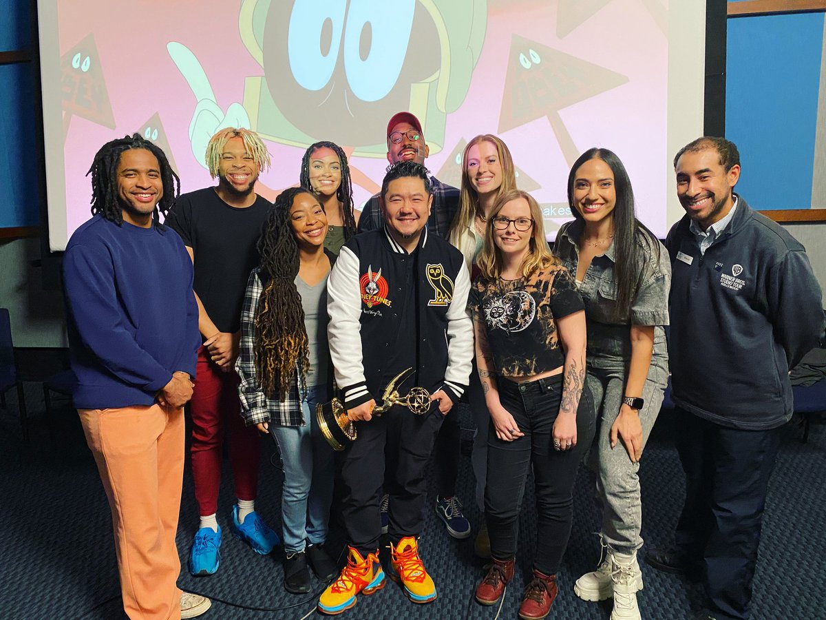bauzilla's tweet photo. 🎥 Shot a fun scene w/ the Rooster Teeth Team for Warner Bros. 100th 🎞️ 🎬 🐰 @RoosterTeeth @wbpictures https://t.co/8tUK5DyPTL