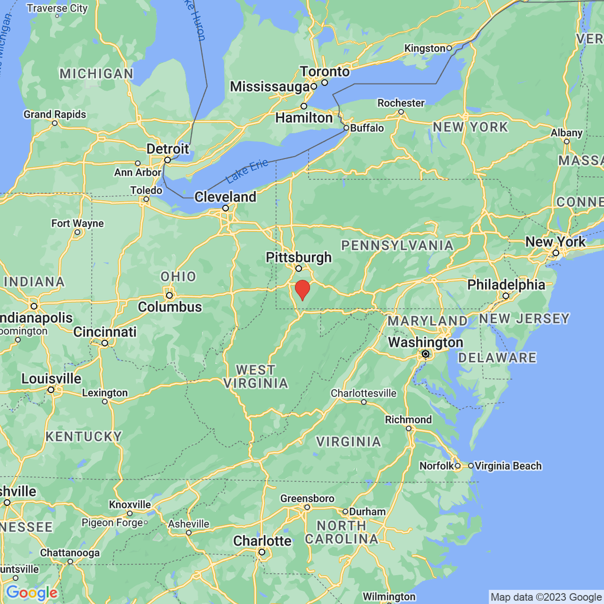 New town every hour on Twitter "Masontown, Pennsylvania Population