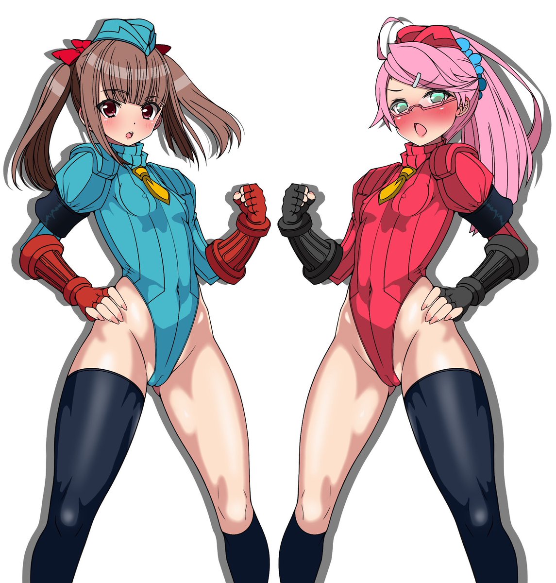 づねちゃんの方手直しして並べてみました。

やっぱり二人揃ってるといいですね! 