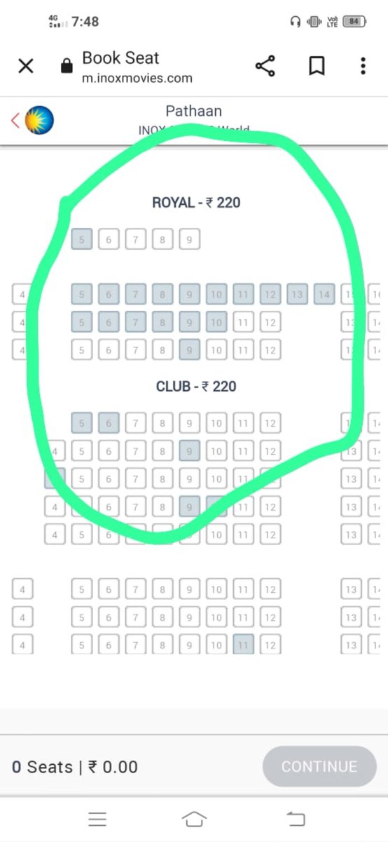 Museb57930743's tweet photo. @Kanhiya99438536 Hey guys booking kesi chal rahi hee #PathaanAdvanceBooking 🔥 https://t.co/O9XYAkM0w4