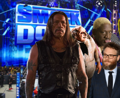 TheSwerveShow's tweet photo. When Disney takes over the Blood Line #smackdown #wwe https://t.co/HSzXu1pBY1