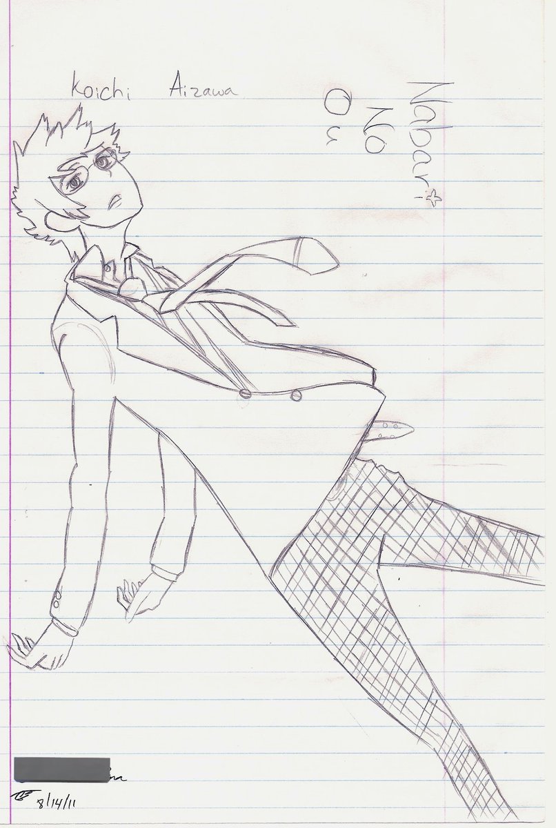 So I found my old sketches….. when I tell y'all I thought I SLAYED. 12 year old me was so proud of this 💀 https://t.co/FlWktjvxmi 