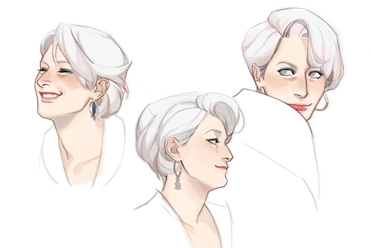 some doodles of Miranda Priestly