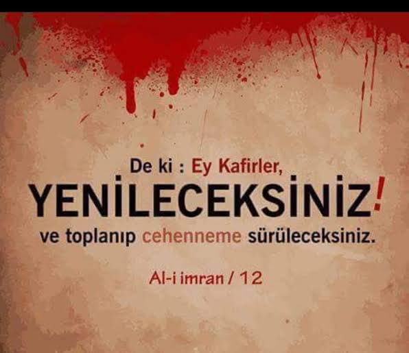 yenisayfa06's tweet photo. Türkiye’nin Stockholm Büyükelçiliği önünde insanları cehaletten aydınlığa çıkarılması için gönderilen yüce Kitabımız Kur’an-ı Kerim’i yakmayı hedefleyen bir eyleme İsveç makamlarınca izin verilmesini lanetliyor, şiddetle kınıyorum.
Kur'an-ı.Kerim https://t.co/dyaFVVq3W8