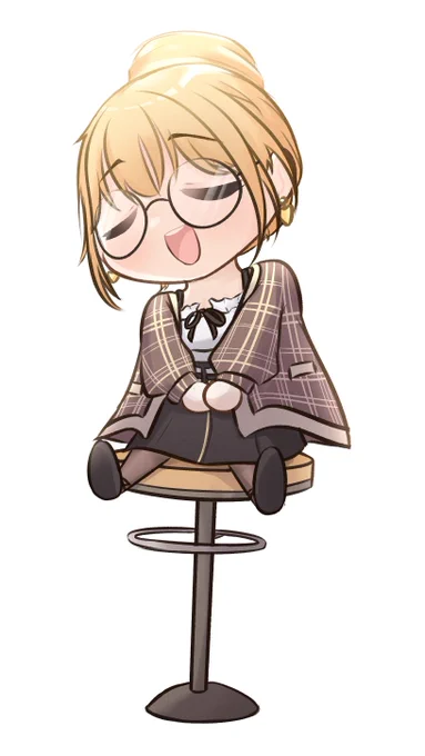 shes sitting 