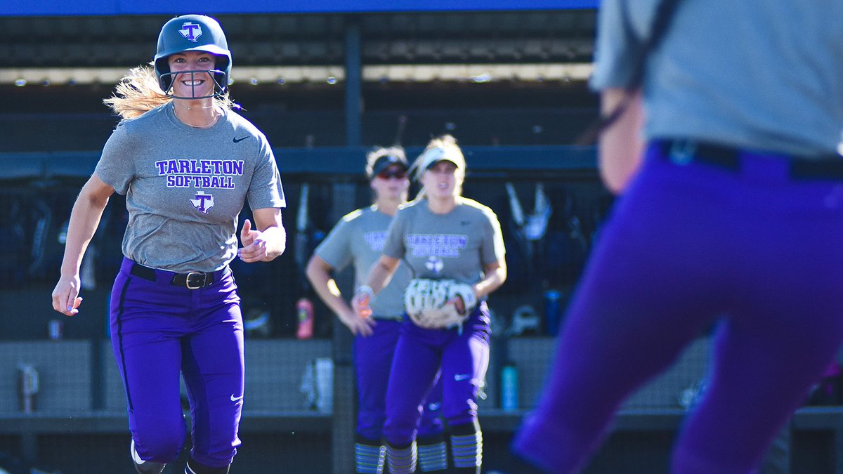Only 3️⃣ more Saturdays without Tarleton Softball! 

Hopefully, that makes you as happy as Ashlee LaRue running to 2nd 😁 (If that's even possible)