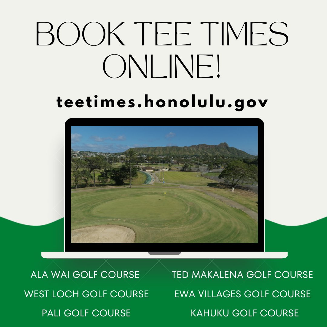 City and County of Honolulu Golf Division tweet media
