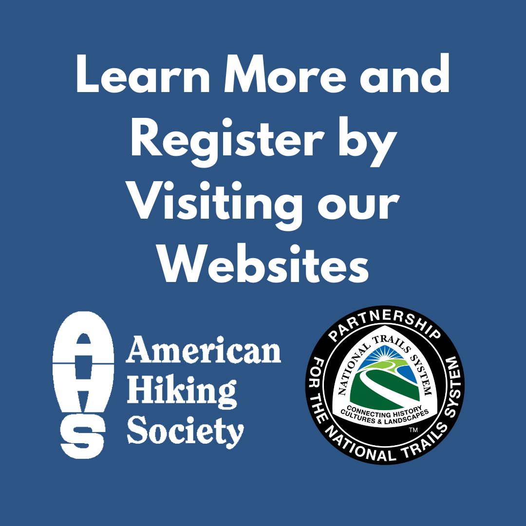 American Hiking (@americanhiking) on Twitter photo The Virtual Issue Briefings is an entirely online option to join trail partners from across the nation to come together for training sessions on a variety of trail legislation topics. 
Learn more & register now!
bit.ly/HikeTheHill2023 The Virtual Issue Briefings is an entirely online option to join trail partners from across the nation to come together for training sessions on a variety of trail legislation topics. 
Learn more & register now!
bit.ly/HikeTheHill2023