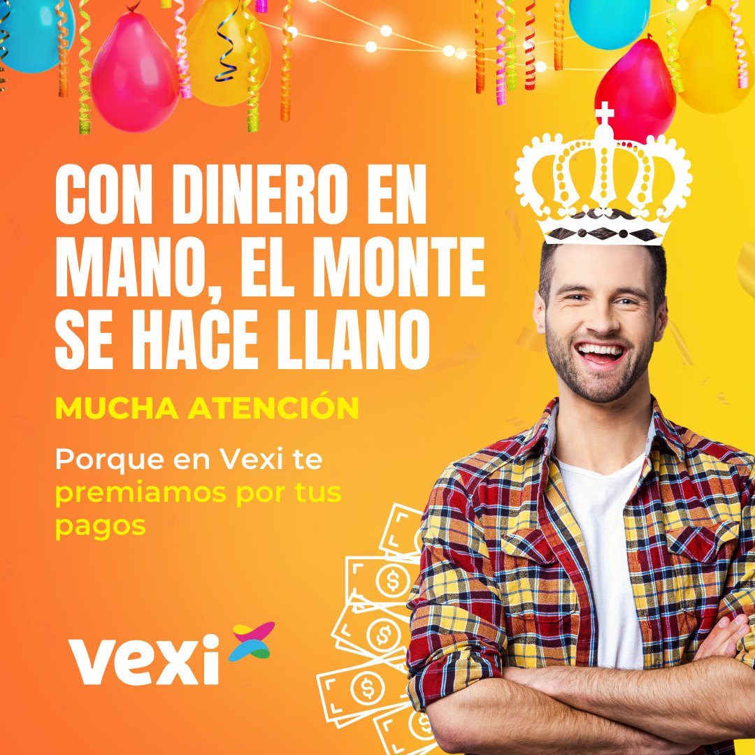 veximx's tweet photo. ❤️ Si crees que el dinero te permite eliminar los obstáculos.
Conoce nuestro programa de recompensas #VexiCashback: https://t.co/barjmnk73l 💰 https://t.co/wnwul0DRSq
