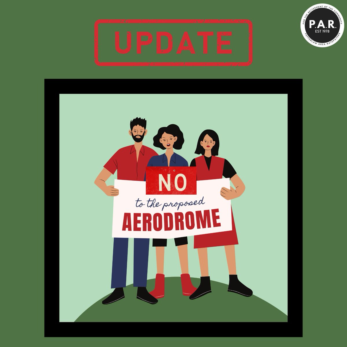 pefferlawpar's tweet photo. An update made Jan 18 by Karen Wolfe.
Sign the Petition: https://t.co/0km8dZoOnQ
Visit PAR on FB: https://t.co/vrJBt61BsL #communitymatters #proposedaerodrome #aerdodrome #saynototheaerodrome #pefferlaw #pefferlawpar https://t.co/RKZV9kMJJs