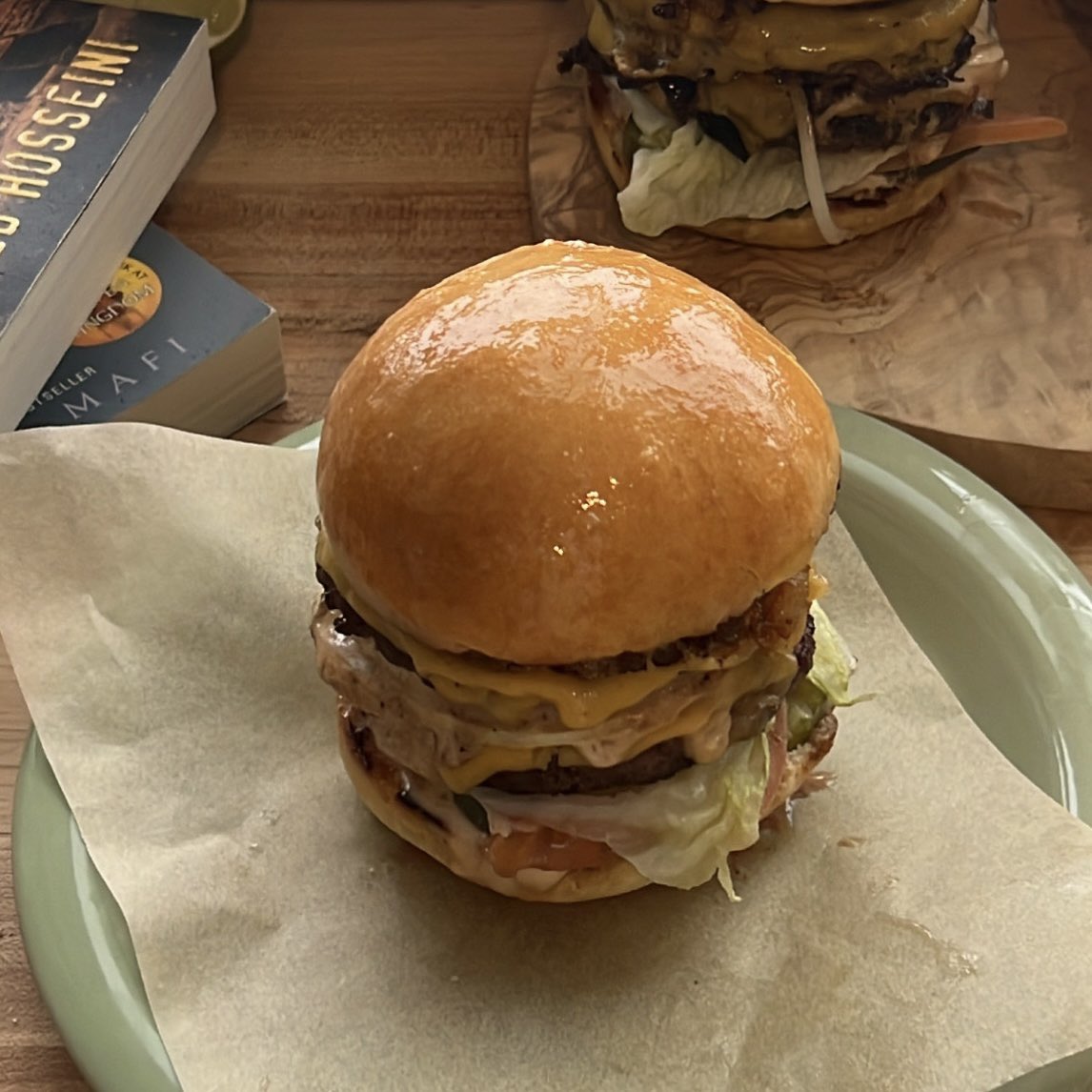 In-N-Out inspired burgers w/ Homemade Brioche buns 🤎