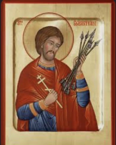 Today is Saint Sebastian’s Day. The Patron Saint of Archers! 💪🏻🦿🏹 #AlexandersJourney #Archer #Bowman #Christian #StSebastian #Archery