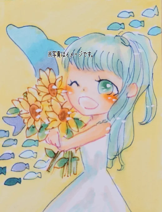 #キリトリ_セカイ 春、夏、秋、冬それぞれの世界の女の子です#アナログイラスト#女の子イラスト#コピック#イラスト#絵描きさんと繫がりたい 