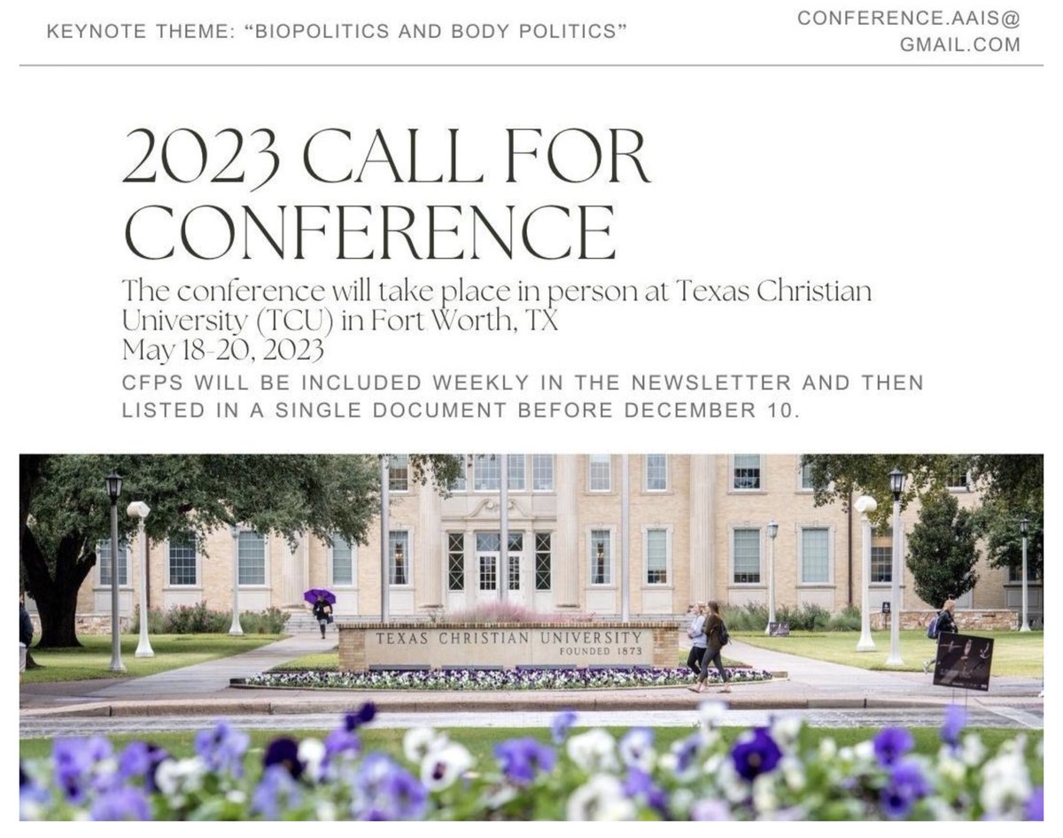 #AAIS CfP abstract submissions: deadline extended to January 27!