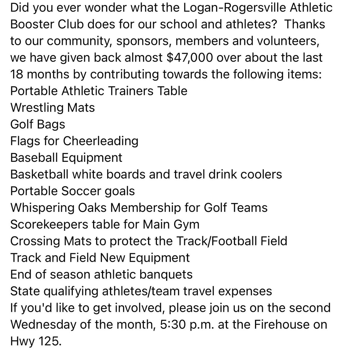 LR Cats Booster Club tweet media