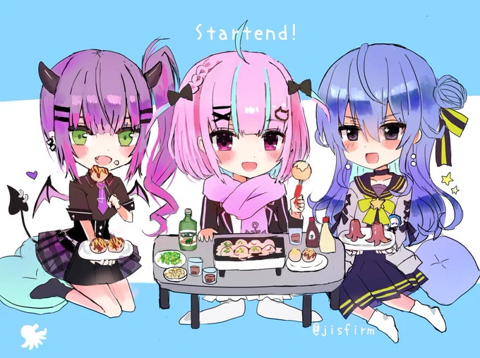 すたてんタコパ#TOWART #あくあーと #ほしまちぎゃらりー 