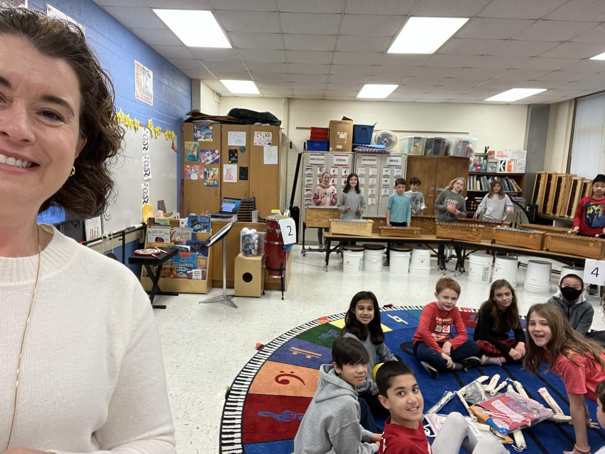 I enjoyed teaching music class for a few periods this week. We are so thankful our community is passionate about the arts and our students are so incredibly talented!  <a href="/Wilmette39/">Wilmette Public Schools</a> <a href="/ExploreCentral/">Central School Foxes</a>