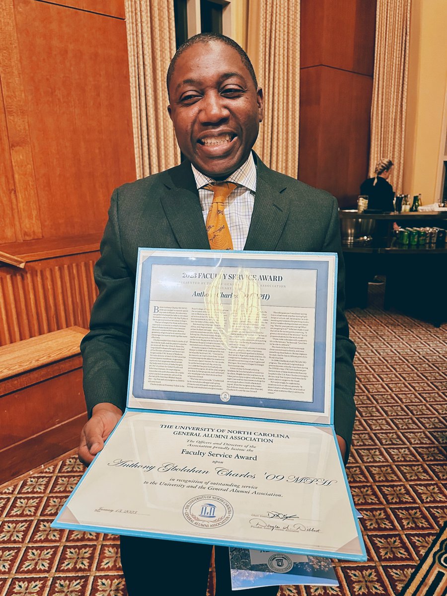Jared Gallaher (@_jrgallaher) on Twitter photo Incredibly proud of my mentor and friend, Dr. Anthony Charles, on his prestigious UNC Alumni Faculty Service Award. Congrats <a href="/AnthCharMD/">Anthony Charles</a>!
<a href="/UNCSurgery/">UNC Surgery</a> <a href="/UNC_SOM/">UNC School of Medicine</a> <a href="/UNC_Health_Care/">UNC Health</a> <a href="/UNC/">UNC-Chapel Hill</a> <a href="/CapriceGreenber/">Caprice Greenberg</a> Incredibly proud of my mentor and friend, Dr. Anthony Charles, on his prestigious UNC Alumni Faculty Service Award. Congrats <a href="/AnthCharMD/">Anthony Charles</a>!
<a href="/UNCSurgery/">UNC Surgery</a> <a href="/UNC_SOM/">UNC School of Medicine</a> <a href="/UNC_Health_Care/">UNC Health</a> <a href="/UNC/">UNC-Chapel Hill</a> <a href="/CapriceGreenber/">Caprice Greenberg</a>