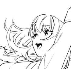 ペン設定変えたら絵の雰囲気変わっちゃった!今でよかった。 