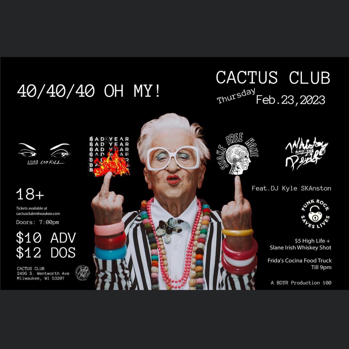 Upcoming shows including Madison, Bay View (Milwaukee) and Chicago! <a href="/barleypoplive/">BarleyPop Live</a> @LIARSCLUBTWITS <a href="/CactusClubMKE/">Cactus Club</a> <a href="/PunkRockSaves_/">Punk Rock Saves Mental Health</a>