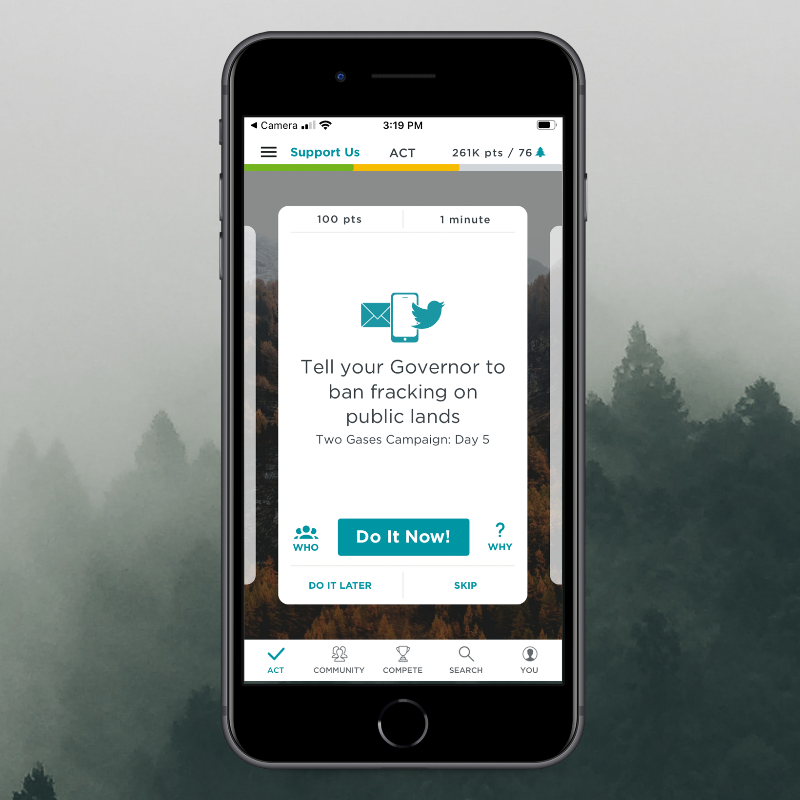 MyClimateApp's tweet photo. ACTION OF THE DAY: Tell your Governor to ban fracking on public lands
Download the Climate Action Now app to take this action and thousands of others!