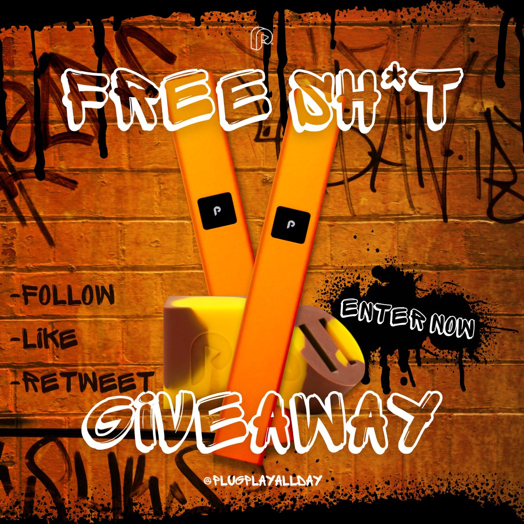 plugplayallday's tweet photo. 🟠FREE SHIT FRIDAY🟠
3 lucky players a chance to win 2 ORANGE STEEL BATTERIES +1 PoundCake DabCap! (1 set each)

To Enter:
1) Must be following @plugplayallday
 2) RT+Like this post

📢US participants only
❌NO CANNABIS INCLUDED
🏆Winners announced Jan 25th at 4:20pm! https://t.co/QvsQTOYVkm