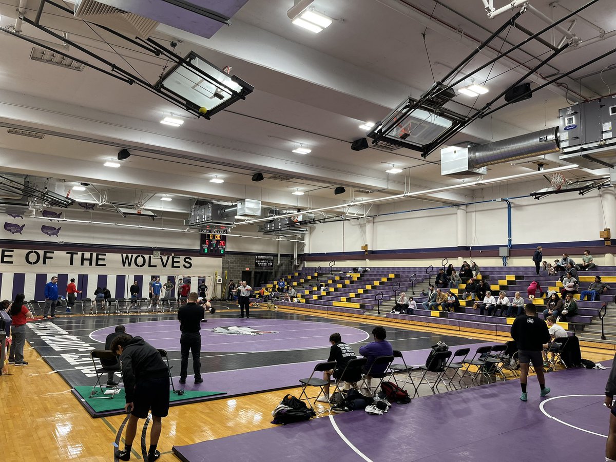 @JJCWrestling is live now vs Harper College at home in Building G Gym