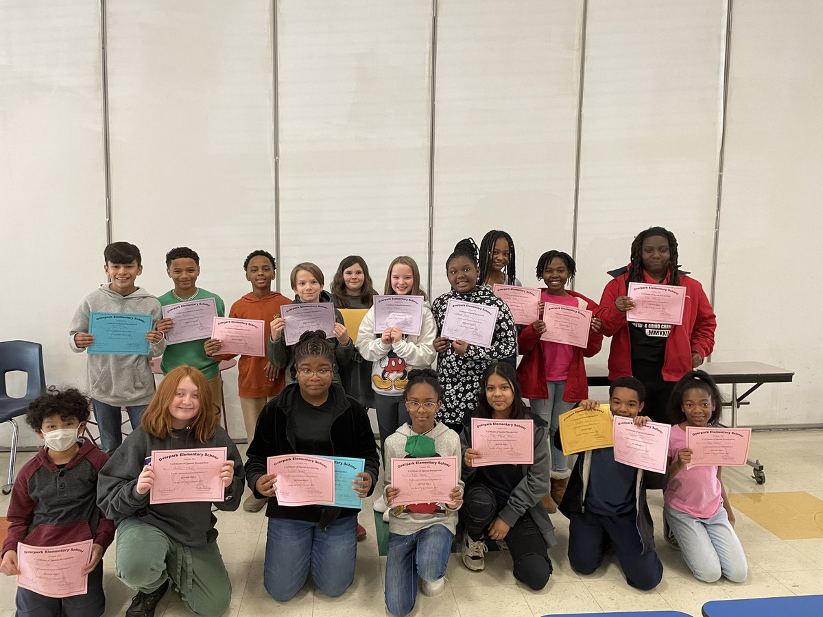 Honor Roll Awards Day at Overpark! #TeamDCS #AcademicAchievement #RewardingGrowth