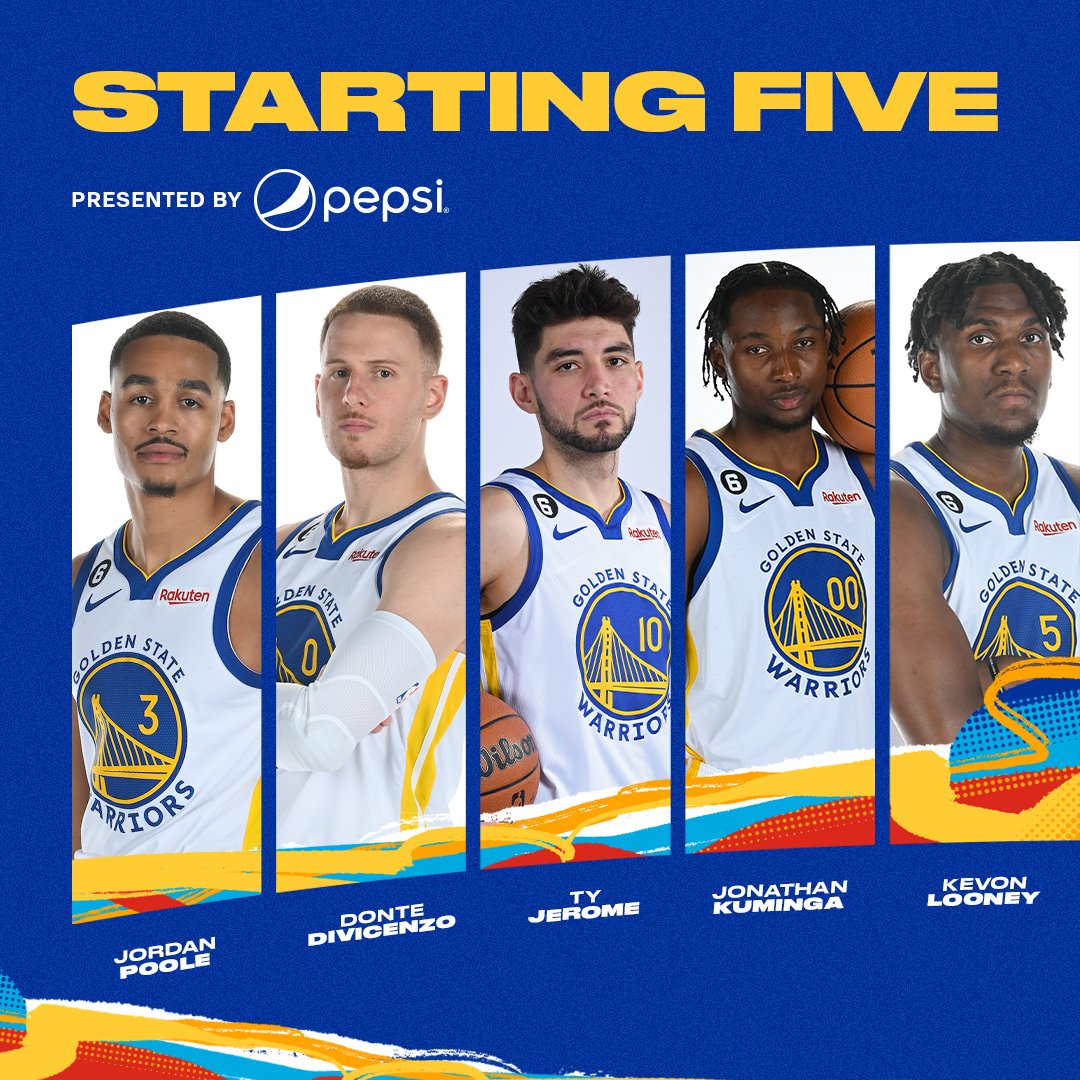 Golden State Warriors on Twitter "Your starting 5️⃣ https//t.co