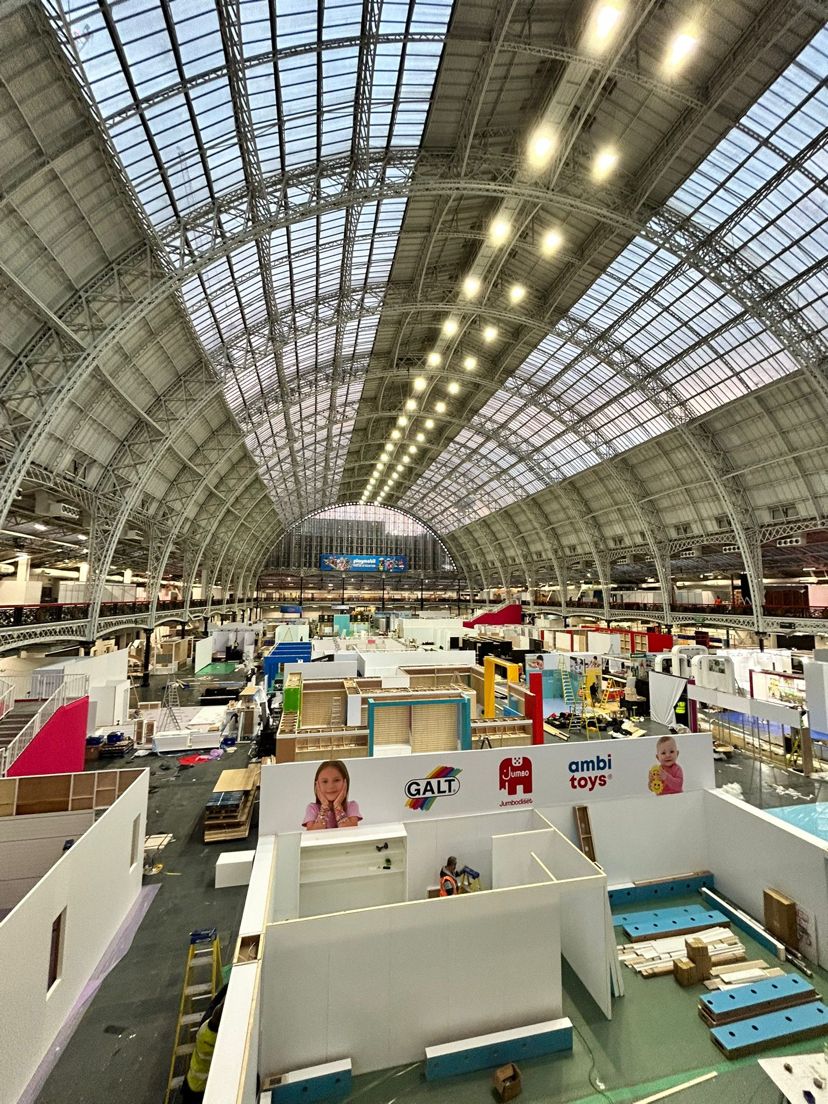Day 1 of build for Toy Fair 2023 has got off to a great start! 3 days left to go…!

#ToyFair #BTHA #toys #games #hobbies