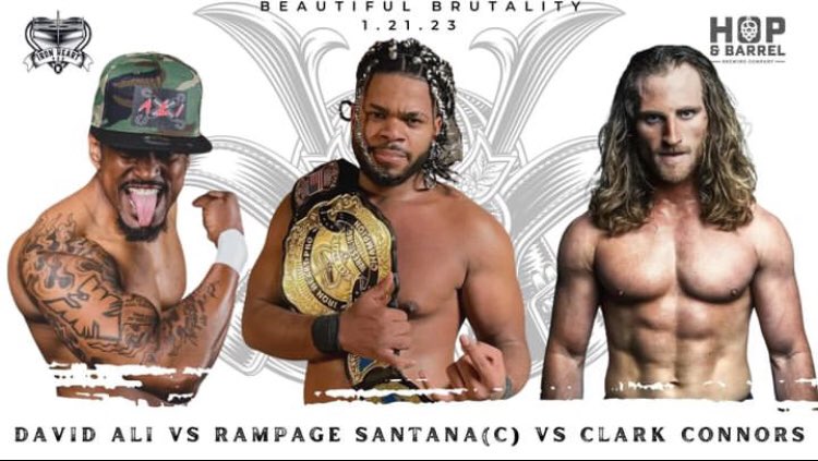 DavidAliWRSTLNG's tweet photo. TOMORROW: The @IronheartPw Champion doesn’t even have a Twitter. What is this? As far as I’m concerned it’s a singles between @ClarkConnors & #YourSAVIOR -two ACTUAL WRESTLERS to put some respect on this belt. https://t.co/9dR8Vw7Xrc