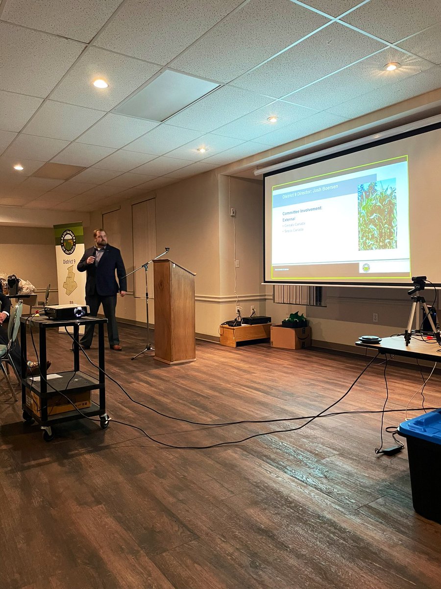 kmclagan20's tweet photo. @GrainFarmers District 9 meeting kicking off! Ready to hear from Director & Executive member @JoshBoersen and the rest of GFO talk about their initiatives and community involvement! Thank you @MitchellGCC and #spiritscanada for the delicious meal and beverages! 🥩🌽🥃🌾🌱 https://t.co/bhxGNWse2G