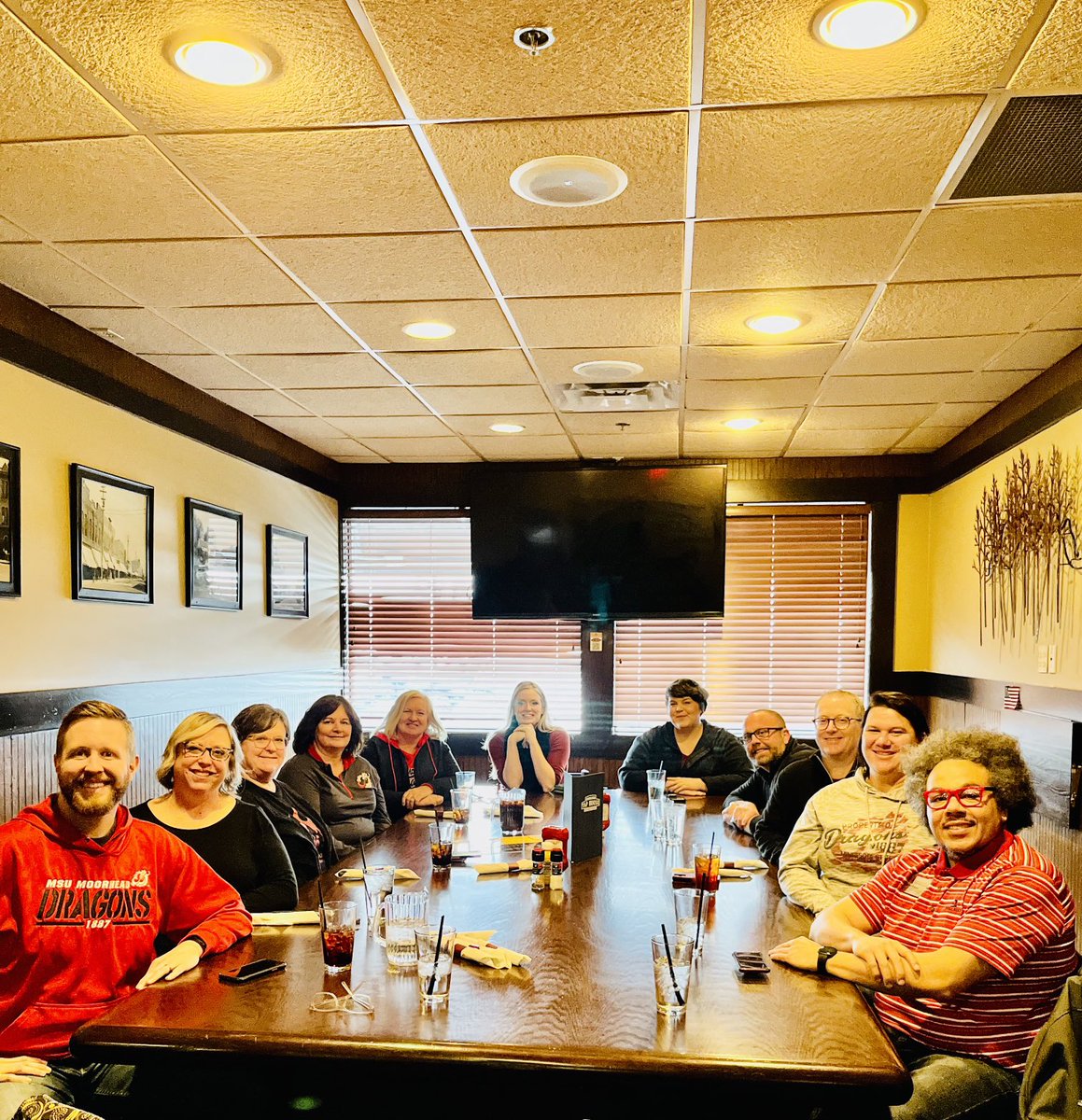 DrBrendaAH's tweet photo. A productive Friday with the Student Affairs &amp; Enrollment Management leadership team ⁦@MSUMoorhead⁩ . #Vision #StudentExperience #Creative #Collaborative #Teamwork 🐉❤️ https://t.co/q9Cvjis3Dk