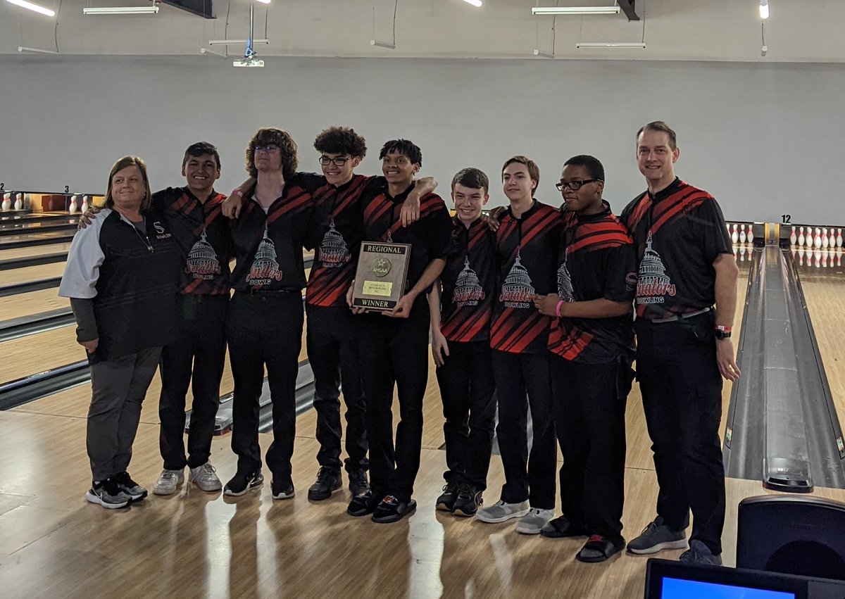 Sparkman boys bowling wins the north regional title. Next week we head to Gadsden for state!
<a href="/AHSAAUpdates/">AHSAA</a> <a href="/SHSSenators/">Sparkman High School</a> <a href="/SparkmanAD/">Sparkman Athletics</a> <a href="/PrinChrisShaw/">Chris Shaw</a> <a href="/MCSSAthletics/">MCSS Athletics</a>