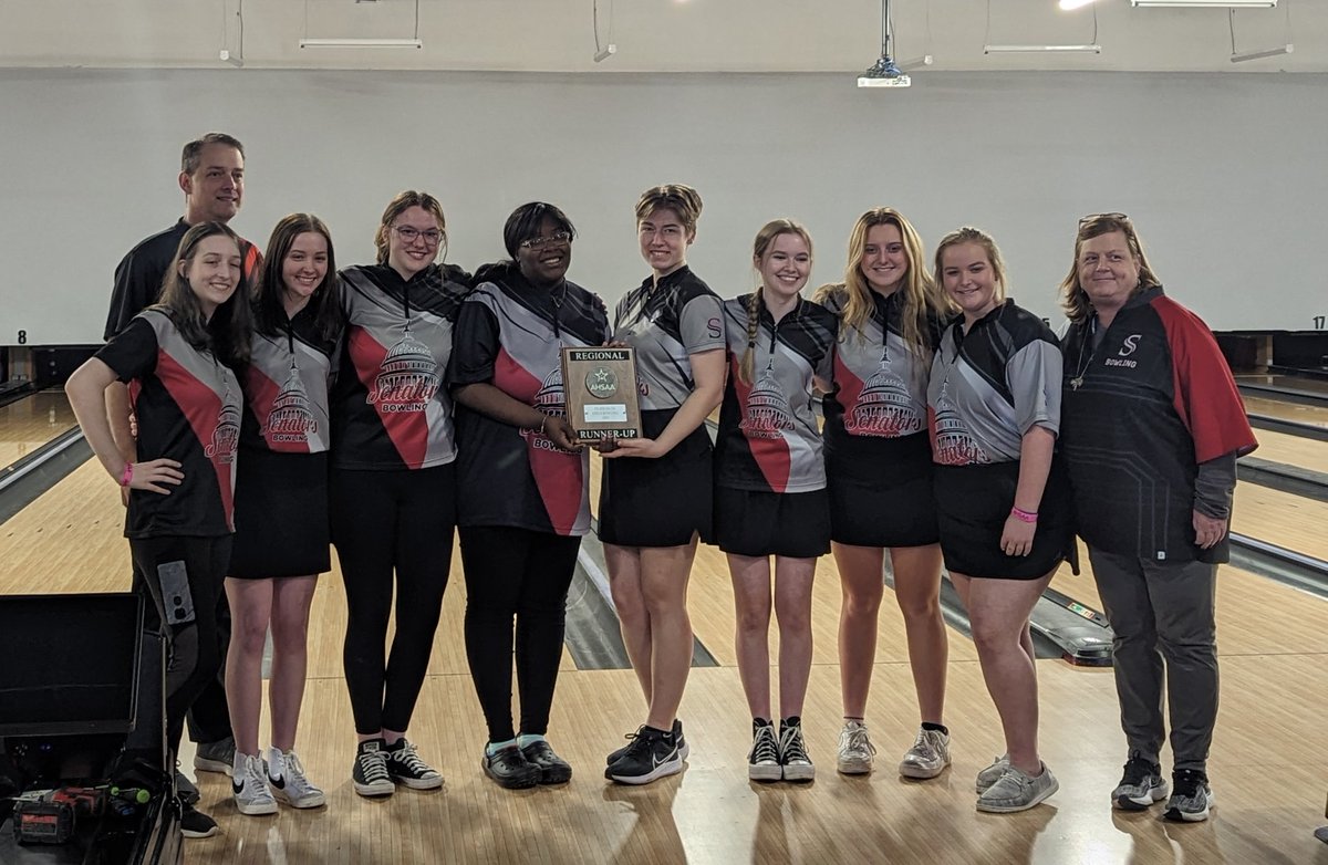 Sparkman Girls bowling finish second in the north regional tournament. Next week we head to Gadsden for state!
<a href="/PrinChrisShaw/">Chris Shaw</a> <a href="/AHSAAUpdates/">AHSAA</a> <a href="/MCSSAthletics/">MCSS Athletics</a> <a href="/SHSSenators/">Sparkman High School</a> <a href="/SparkmanAD/">Sparkman Athletics</a>