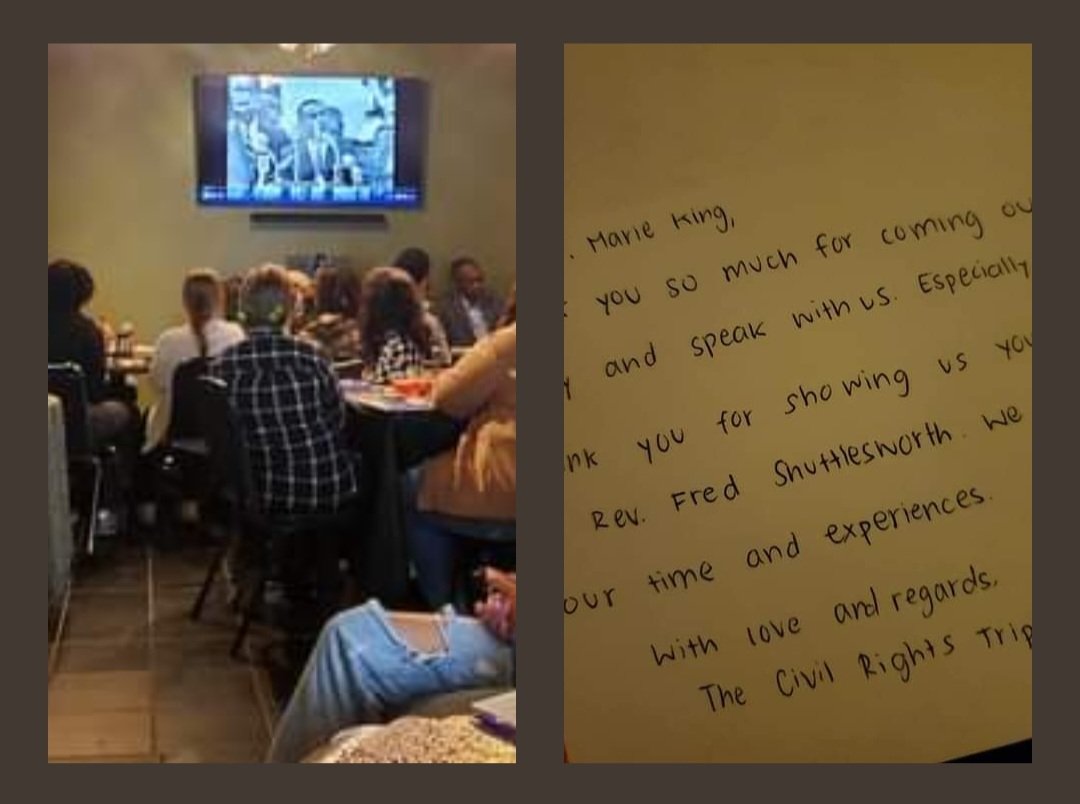 tMKing1's tweet image. Spent time this week with students from Baltimore and shared the vision behind SHUTTLESWORTH and the reason why we should continue to uplift his name and the work he did that changed our nation and challenged others. 
#activistlife #justicenerd #SHUTTLESWORTH #APT