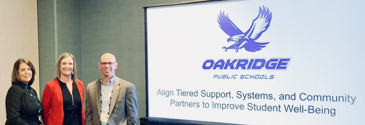 Such an honor to join Tom Livezey and Vickie Swanson as they shared the story of Oakridge Public School’s aligned tiered supports at MASA annual conference.