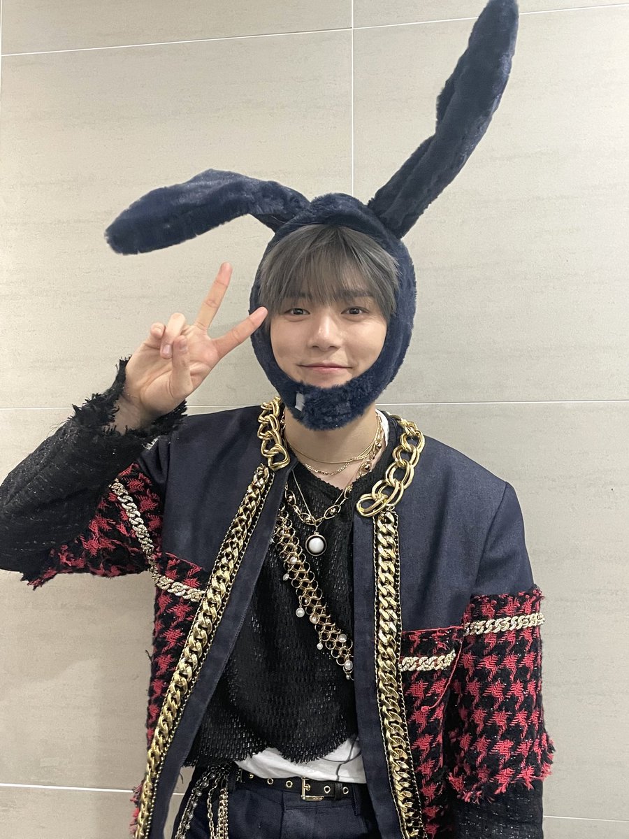 Never beating the not ageing allegations. Dressing up as fluffy bunno to welcome the year of rabbit as a token of gratitude to our dear Bebes. #BeautifulLiar1stWIN, we could never be more grateful!